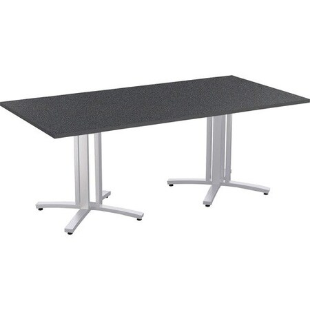 Special-T Table, Rectangle, 2Legs, 42inx84inx29in, BK SCTS4XRT4284GN